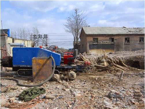 南充街道跨越施工現場